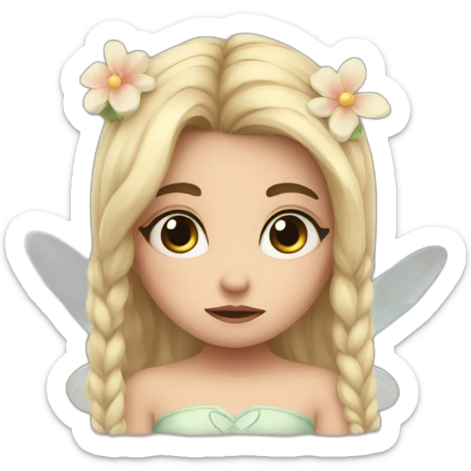 Sadness fairy sticker