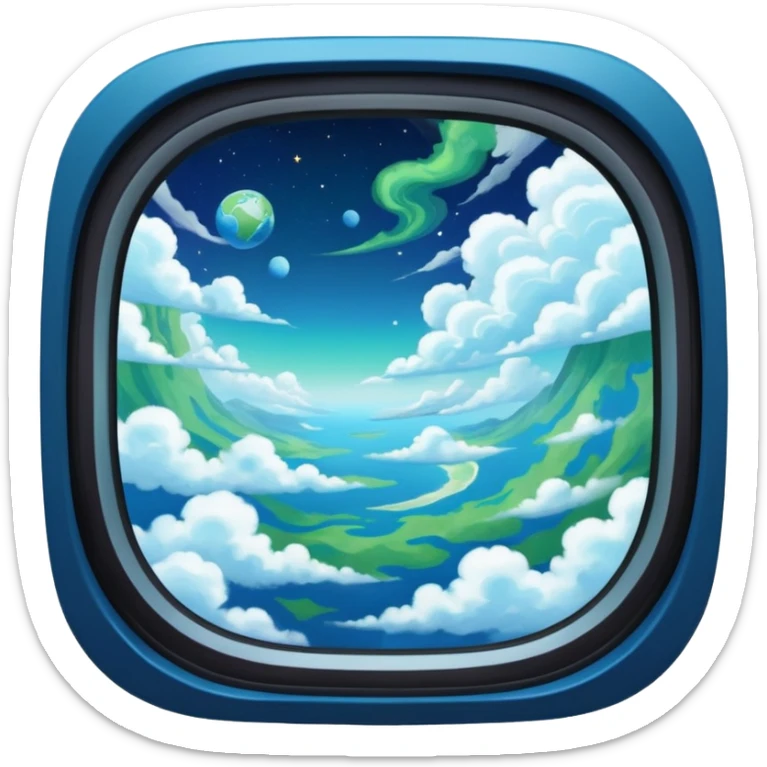 góc nhìn từ cửa sổ của tàu vũ trụ nhìn xuống trái đất

















 sticker