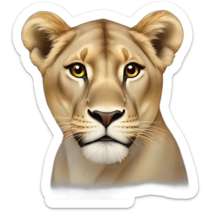 Lioness  sticker
