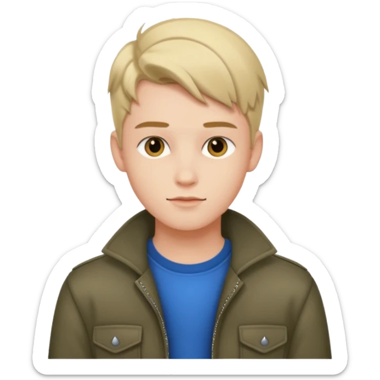 handsome and young teen pinterest boy good at fashion. popular among 'that brat girl' sticker