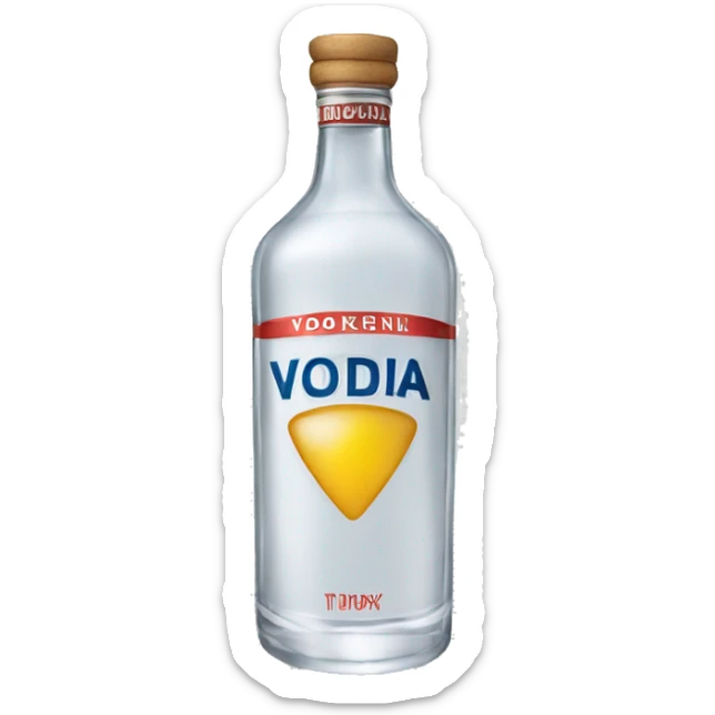 Vodka sticker