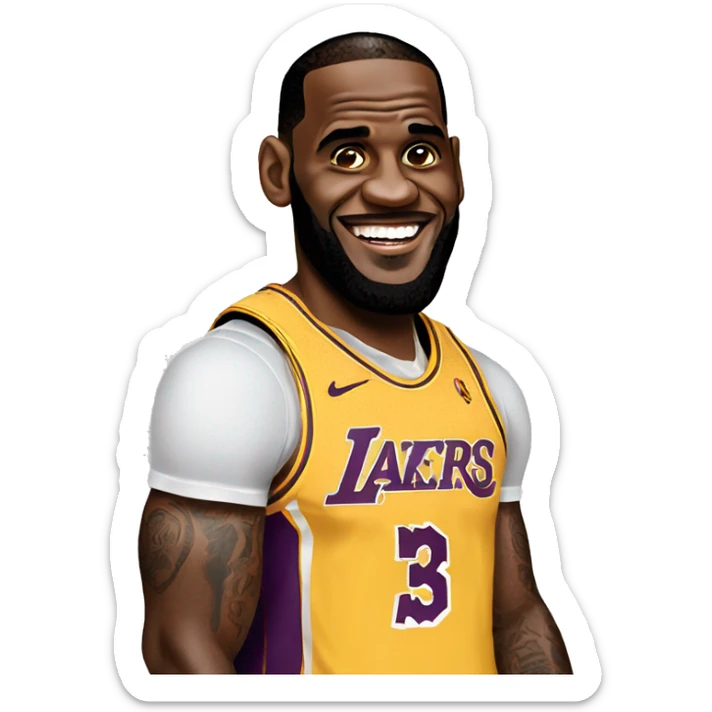 LeBron sticker