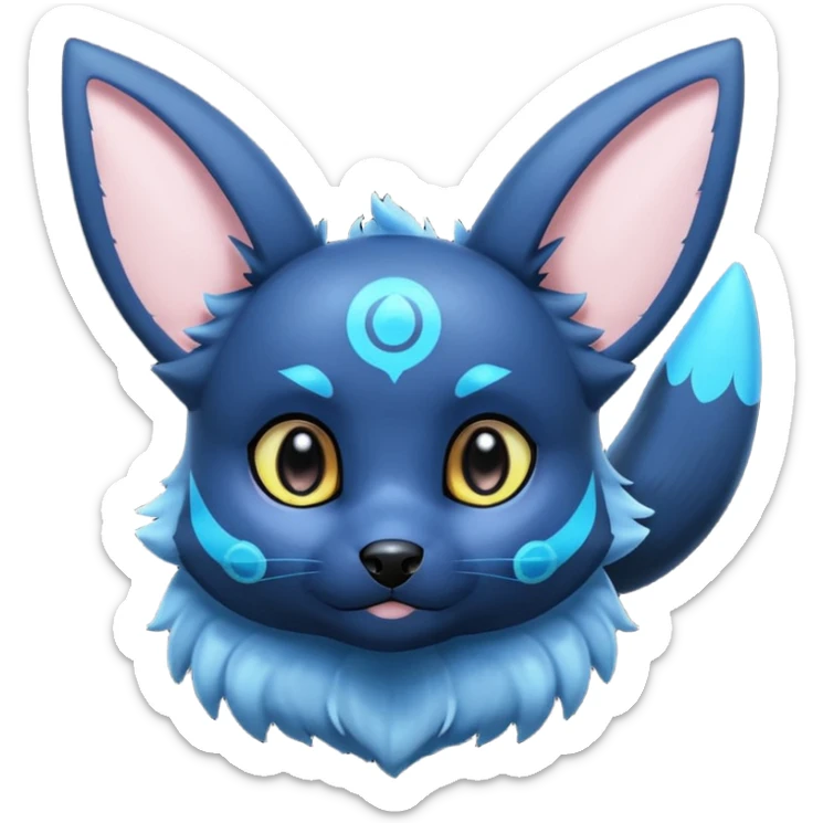 Blue Umbreon sticker