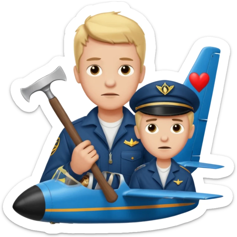 13 y/o Brian robeson at the beginning of Hatchet
struggling with his parents' recent divorce and harboring . He is angry, self-pitying
He is carrying a hatchet
He is in a single-engine plane with a pilot who soon suffers a heart attack, leaving Brian to navigate the crash and his new, harsh reality. sticker