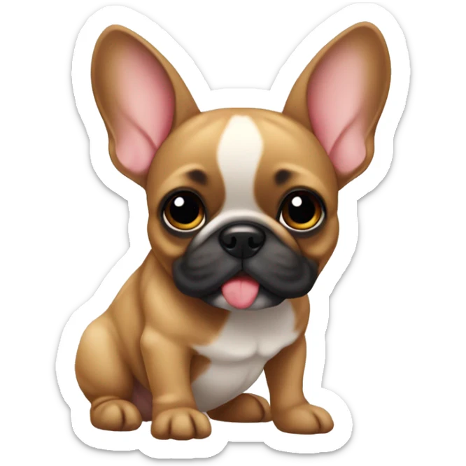 Fawn frenchie sticker
