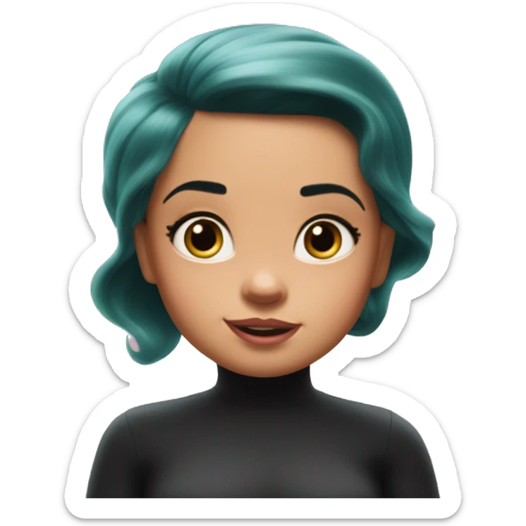 ariel mermaid mix baby boss ( in the boss baby film ), body and hair like ariel, face like baby boss sticker