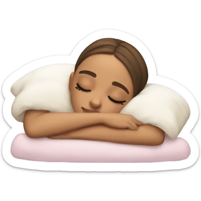 Ariana Grande sleeping sticker