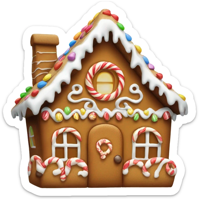 gingerbread house sticker