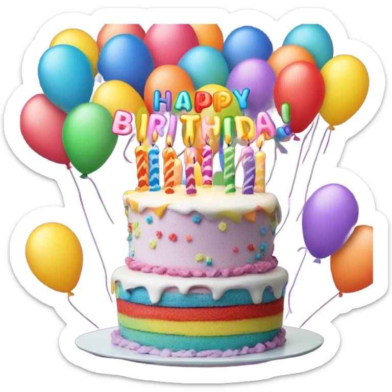 Happy birthday  sticker