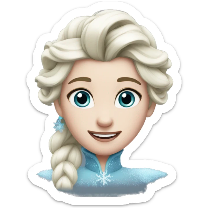 Frozen sticker