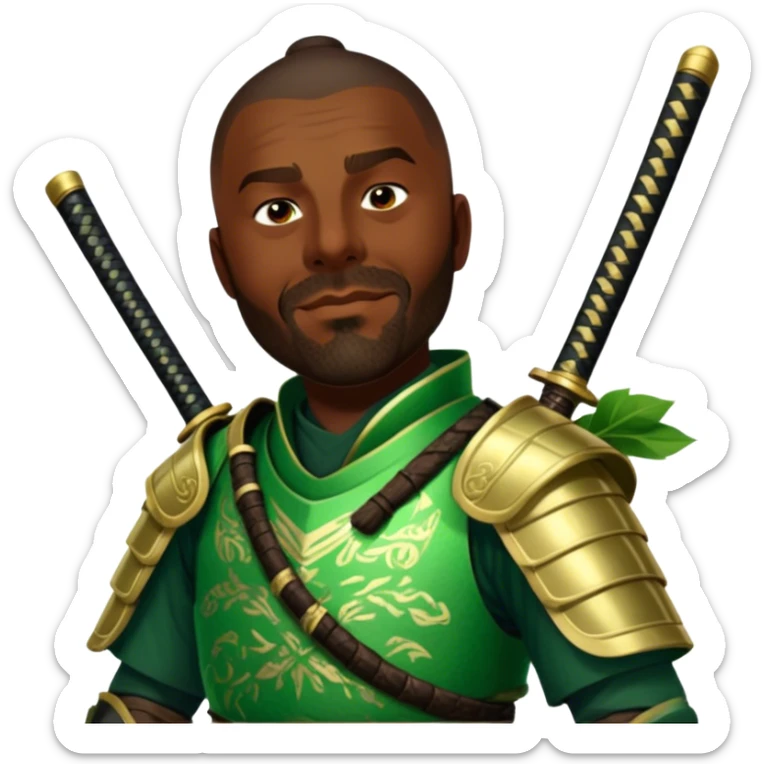 Emerald Samurai sticker