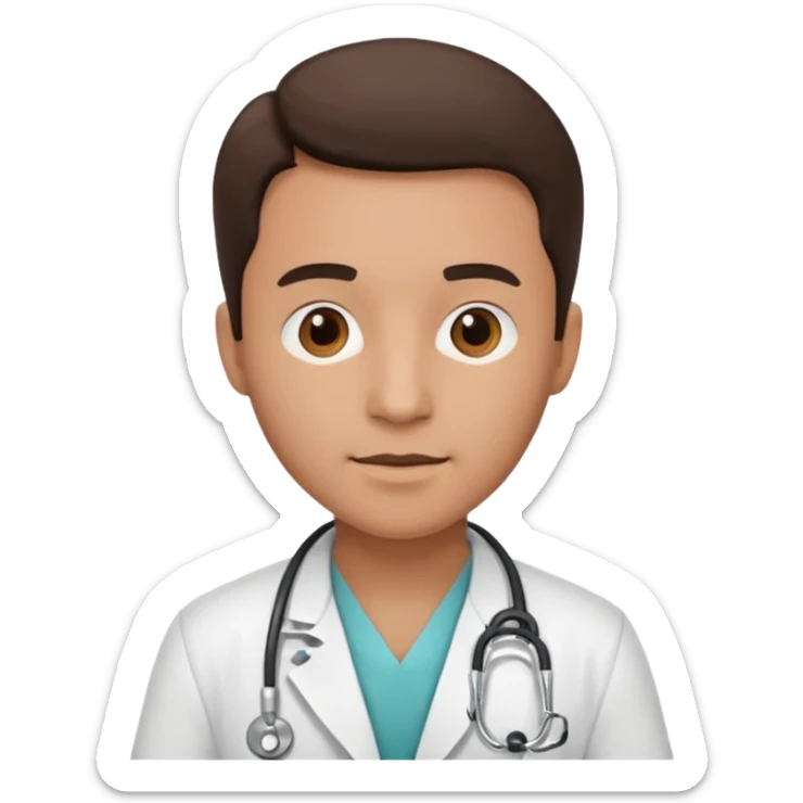 can you give me a human doctor emoji type thing and a robot emoji i can put in an MLLM benchmark diagam sticker