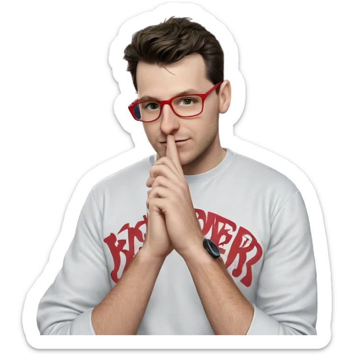 nighttime solo portrait outdoors sticker