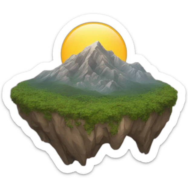 Mountain sticker
