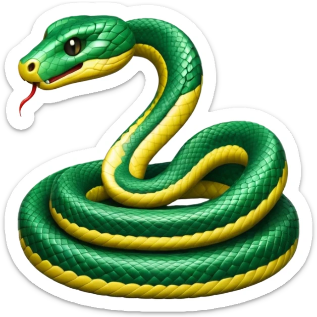 I need a slytherin inspired emoji (like emerald green and snakes) and something with a horse sticker