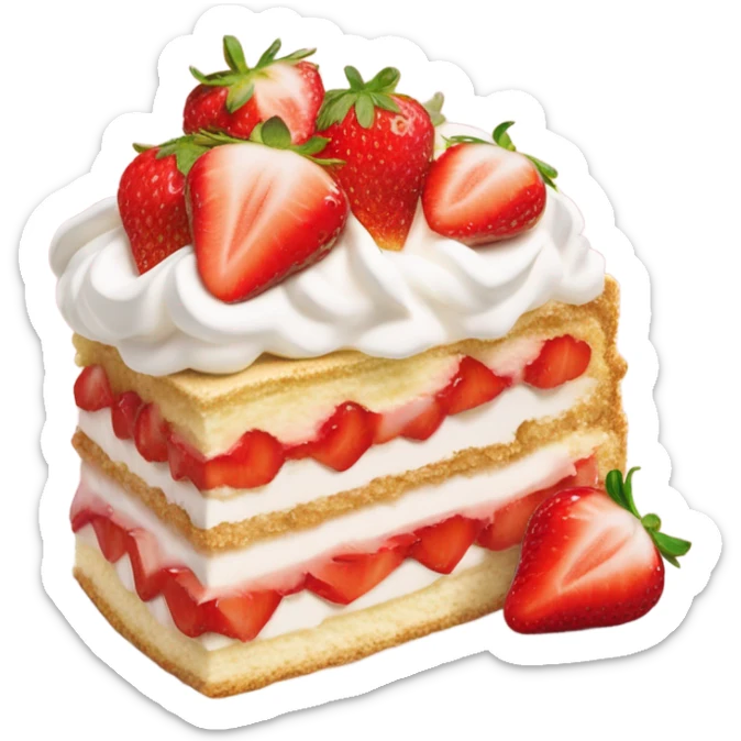 strawberry shortcake sticker