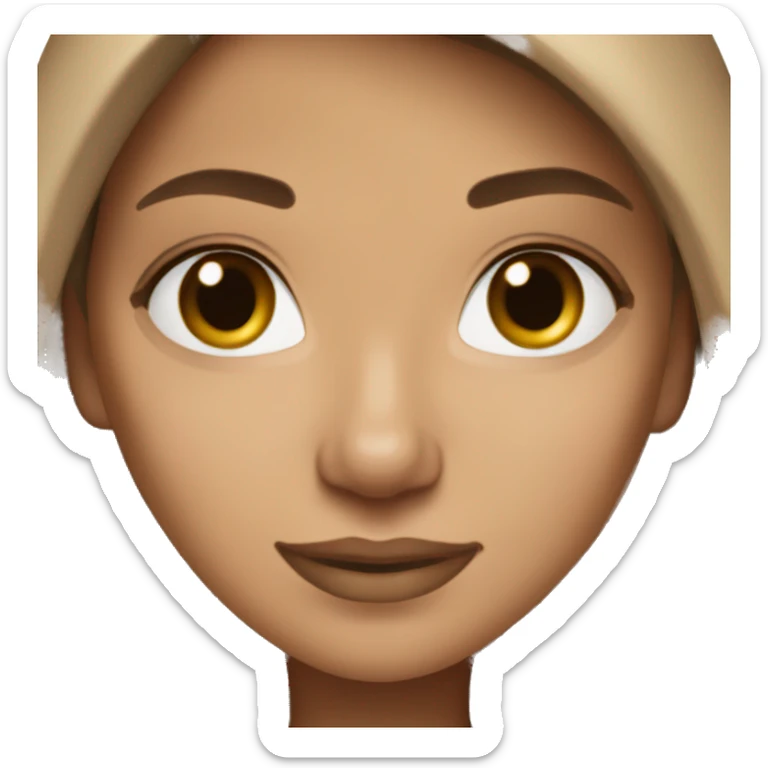 beautiful woman, straight long light brown hair, brown eyes wearing ugg shoes sticker