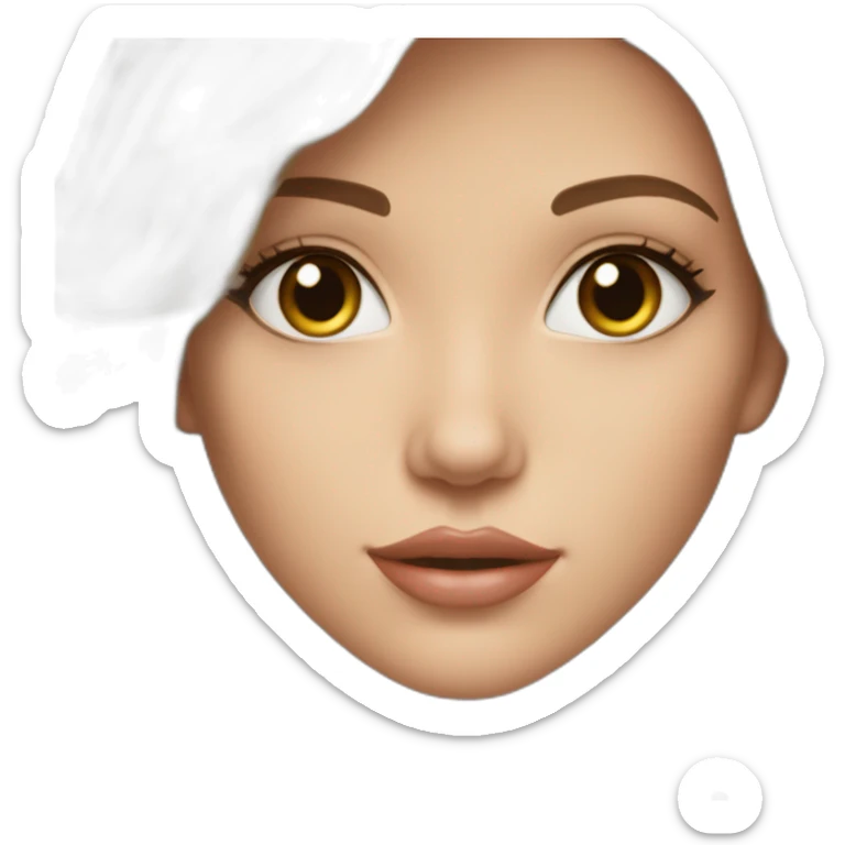 my-beautiful-brunette,-hazel-eyed,-with-beautiful-hair,-that-look-like-a-super-model, -white-skin sticker