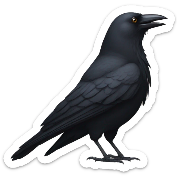 crow sticker