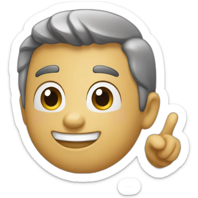 I'm looking for an emoji that captures the feeling of success, like a trophy or a congratulatory gesture! sticker