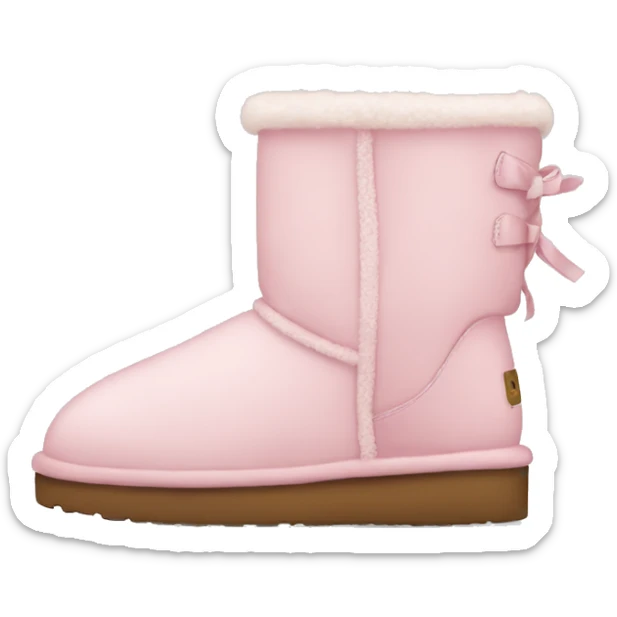 light pink uggs sticker