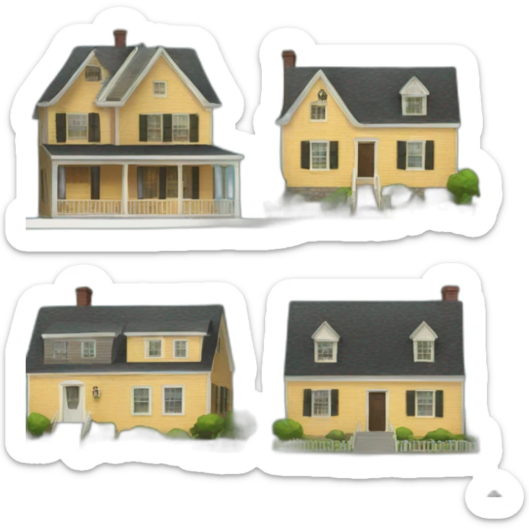 American houses sticker