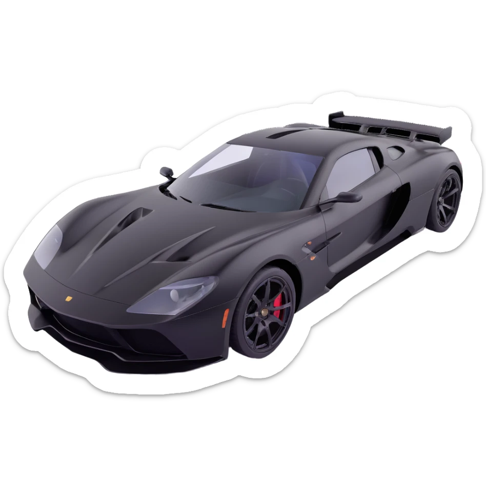 black high-end sports car with a transparent film partially unrolled above it, film not yet attached, premium and elegant sticker