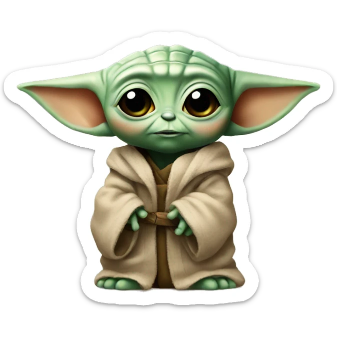 Baby yoda  sticker