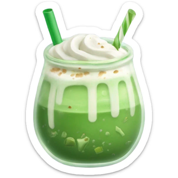 Iced Matcha Latte  sticker