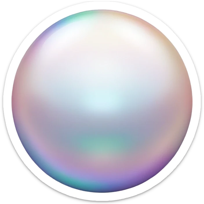 Pearl sticker