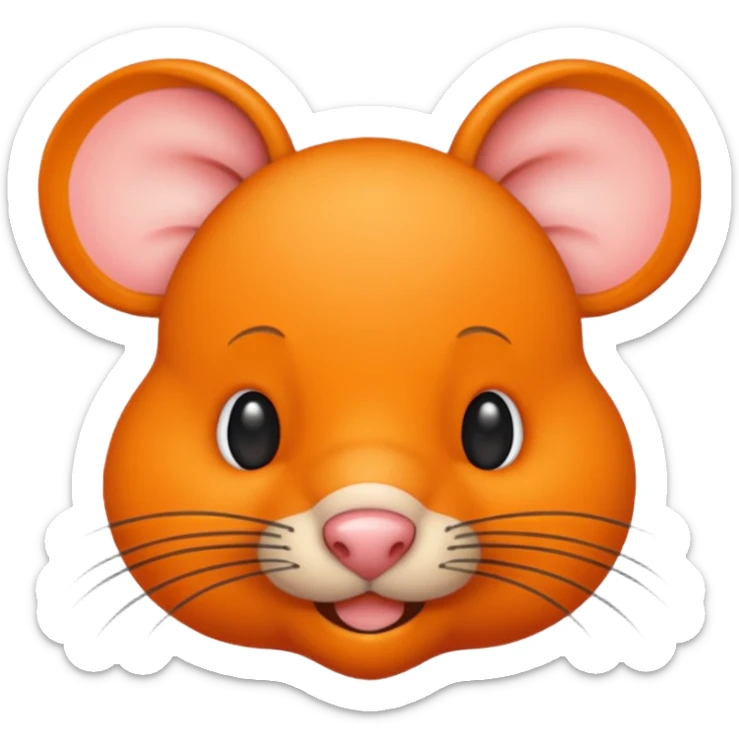 Ich möchte einen Emoji, der aussieht wie die Maus aus der Sendung mit der Maus vom norddeutschen Rundfunk sticker