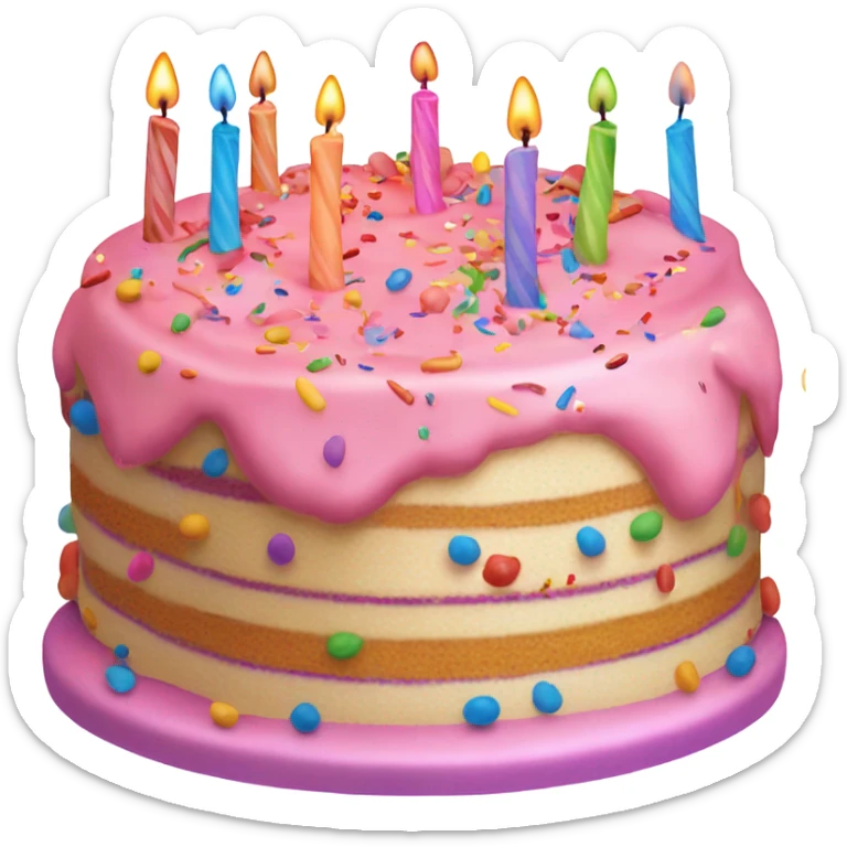 Birthday cake  sticker