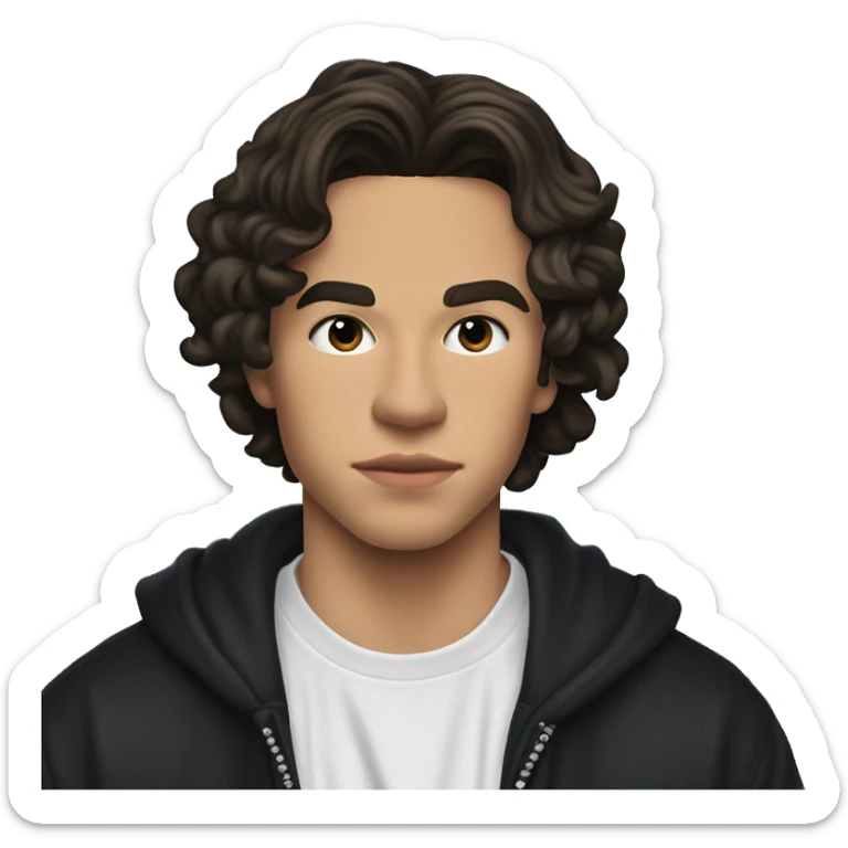 Conan Gray is an American singer-songwriter and former YouTuber. Born in Lemon Grove, California, and raised in Georgetown, Texas, he began uploading dark hair, long short rockstar sticker