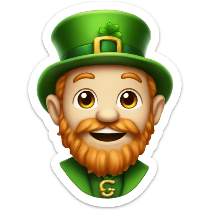 leprechaun sticker