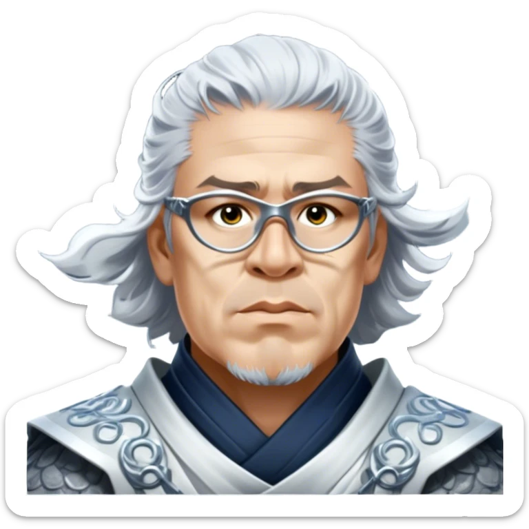 Moonlit Samurai sticker