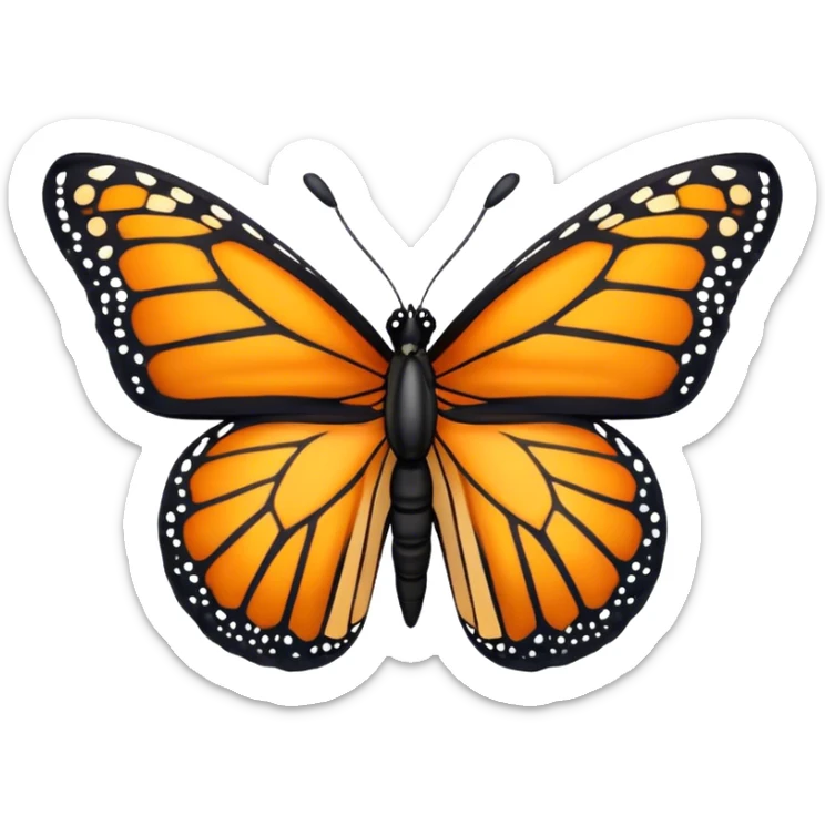 butterfly  sticker