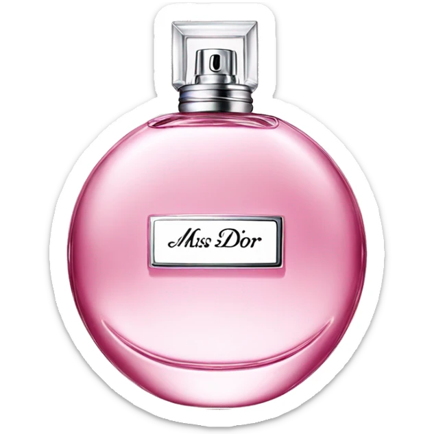 Miss dior perfume sticker