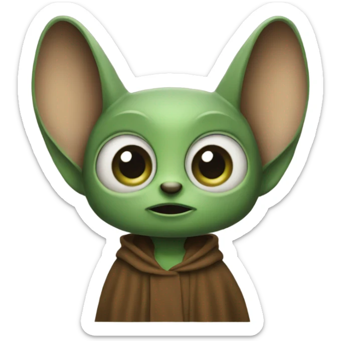 Baby yoda sticker