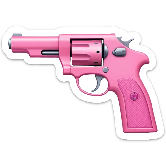 Pistola rosa sticker