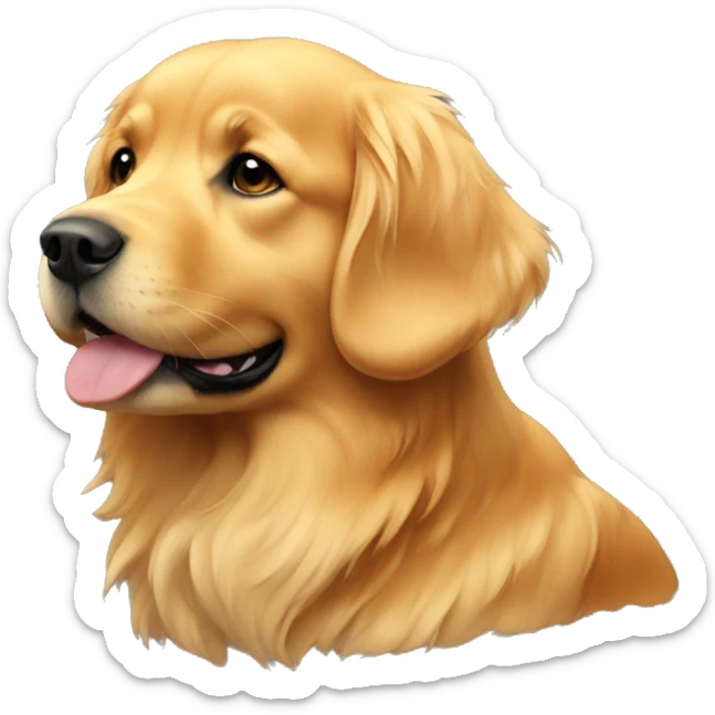 Golden retriever  sticker