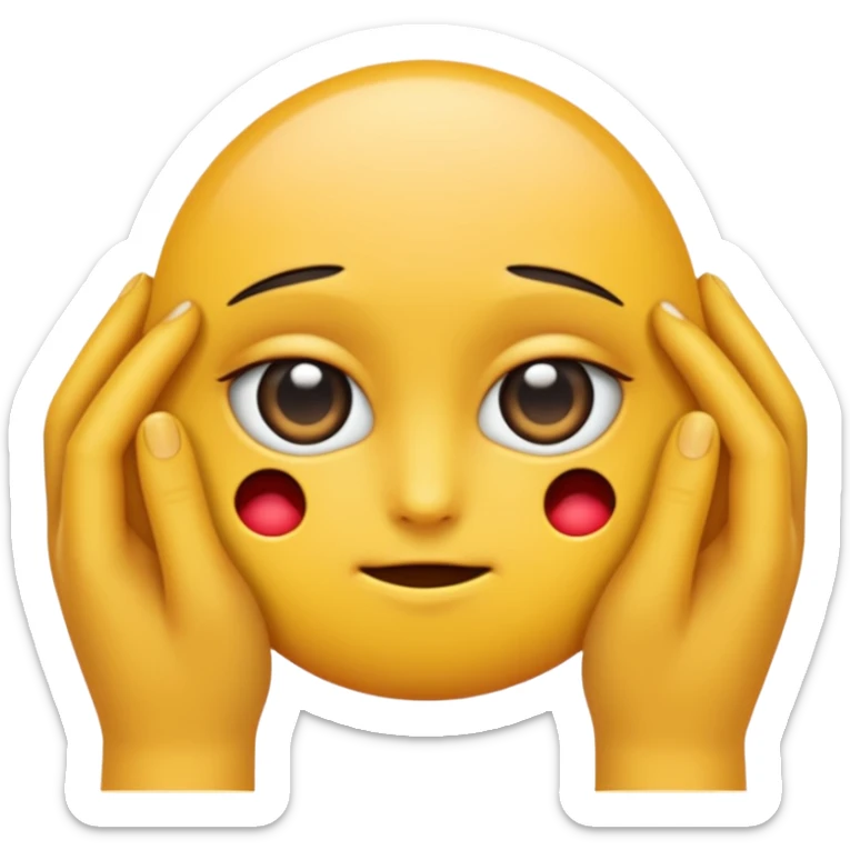 se frotte les mains entre elles avec un regard malicieux sticker