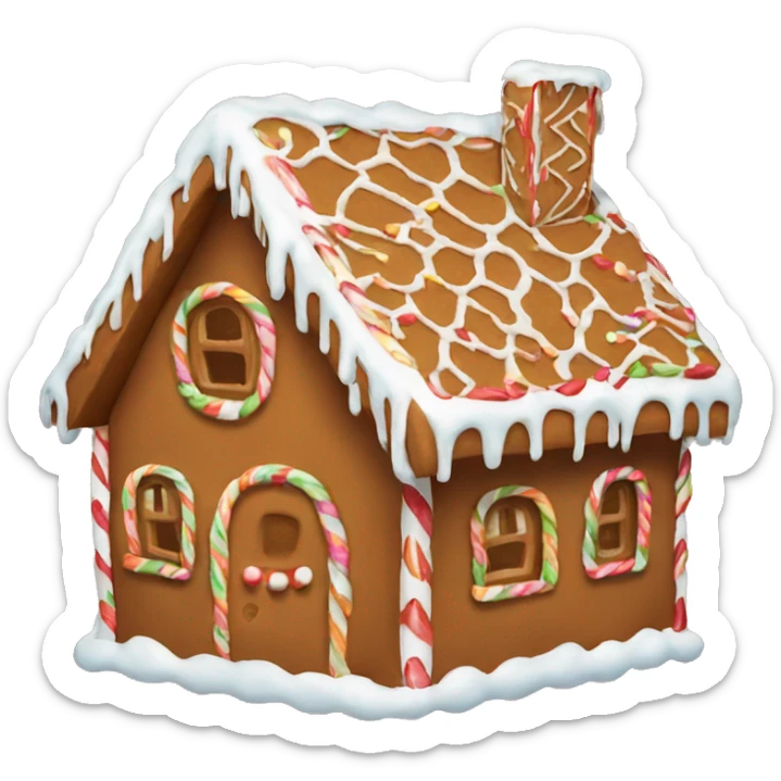 gingerbread house sticker