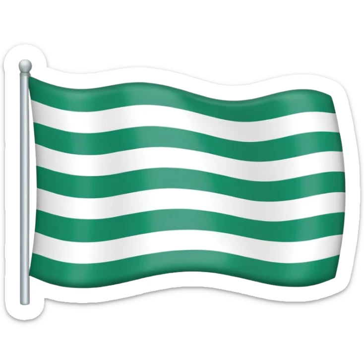 a flag emoji of the flag of Siberia sticker