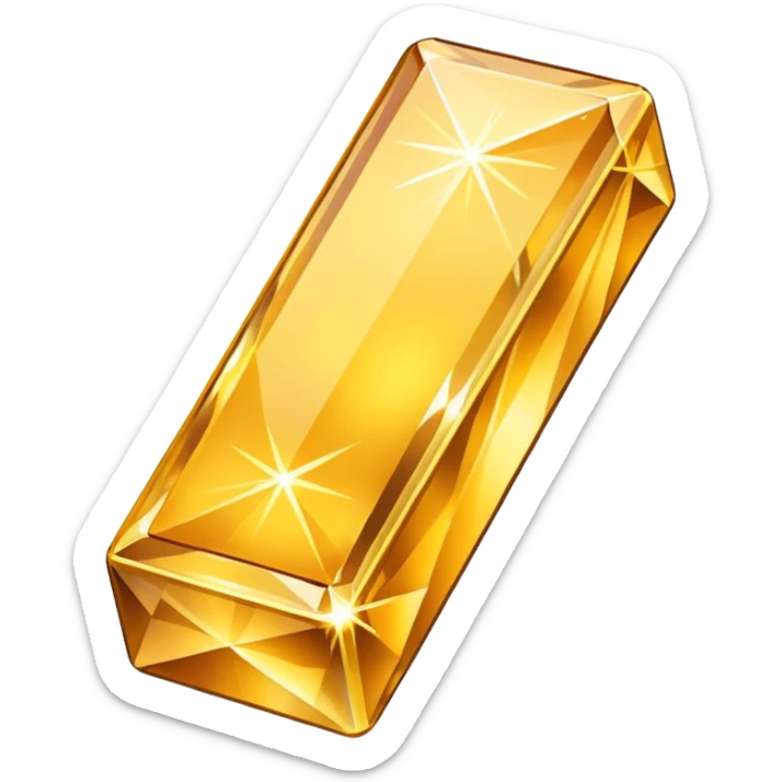 create a golden diamond bar emoji  the most attractive any one or all of them ill choose it should be fully golden sticker