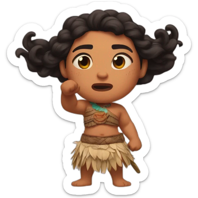 Moana fuuuuu sticker