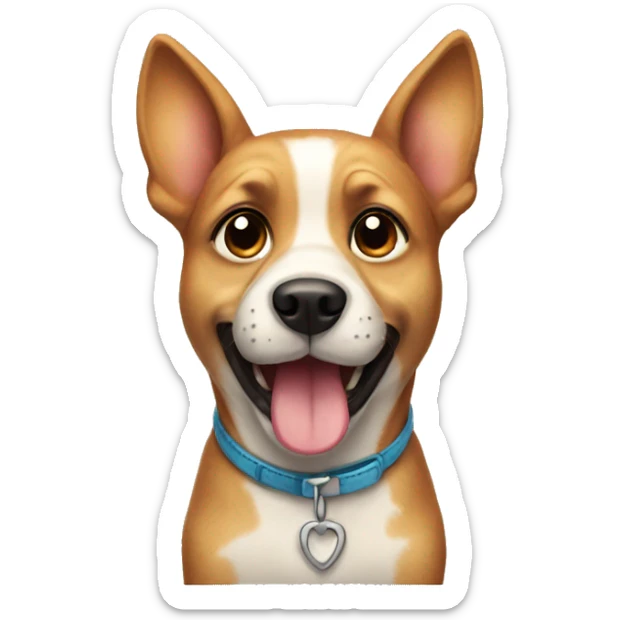 Cute dog sticker
