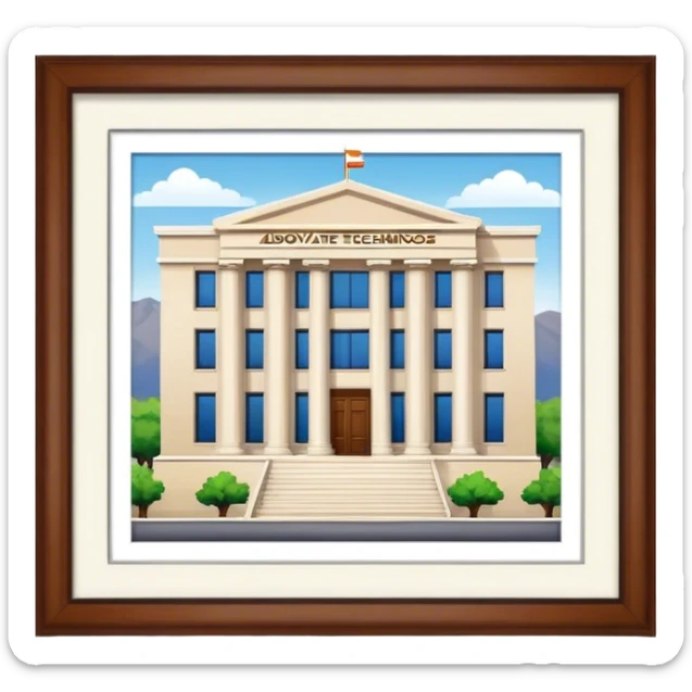 The office of a company named ''Advocate Technologies'' in Athens, Greece sticker