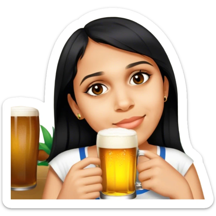 Cerveza Drinker sticker