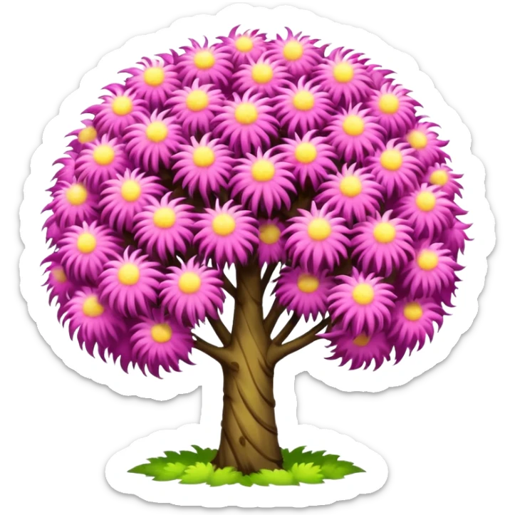 a truffula tree from the lorax sticker