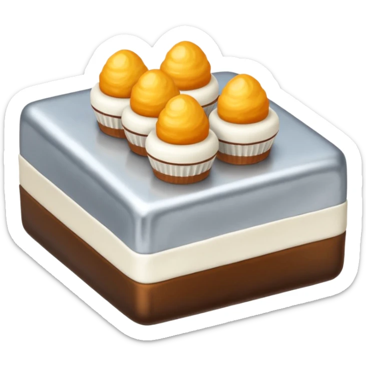 Moule ou on peut mettre des cakes à l’intérieur et le mettre au four. (Met juste le moule pas le four) sticker